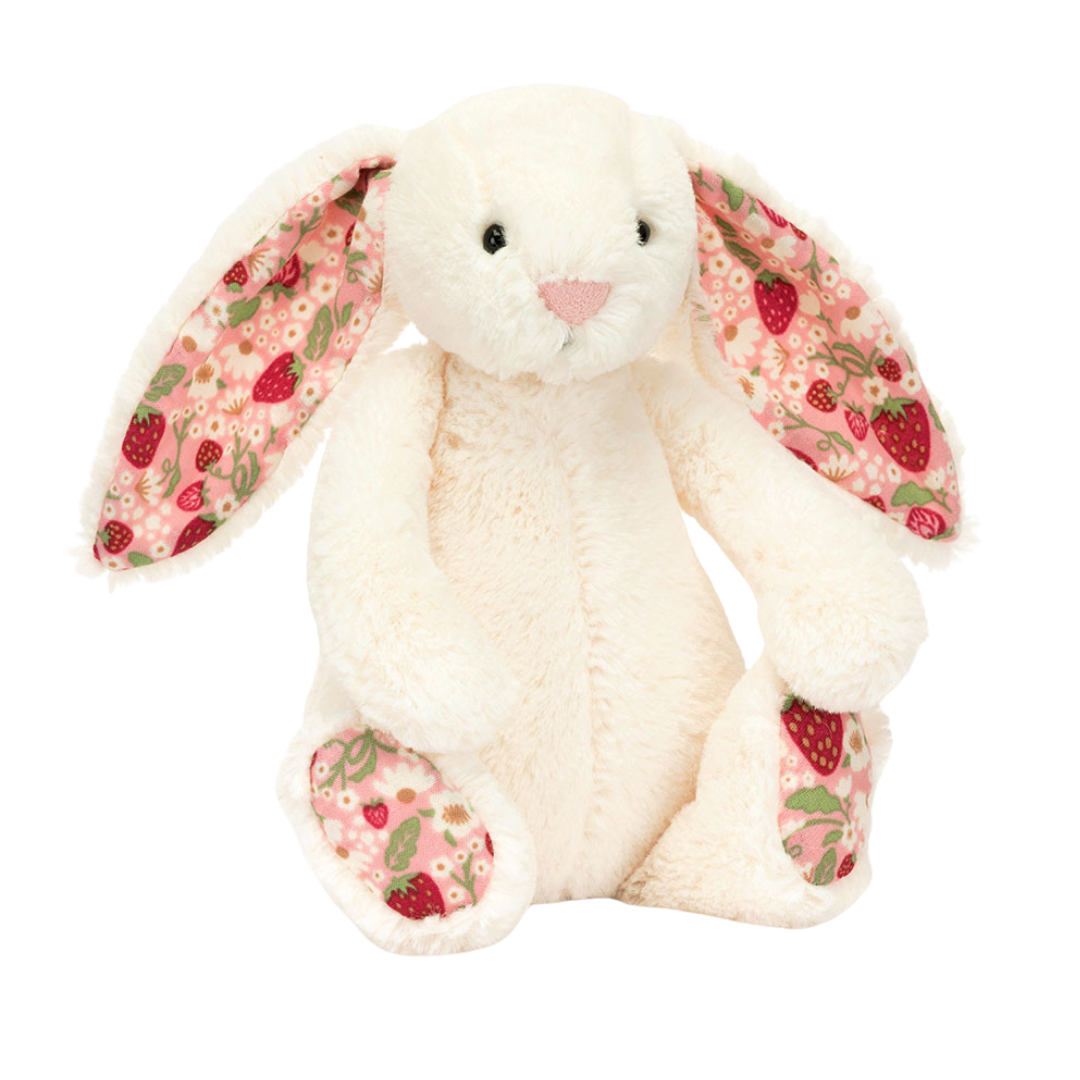 JELLYCAT BASHFUL BLOSSOM CREAM BUNNY BERRY – Active Baby co