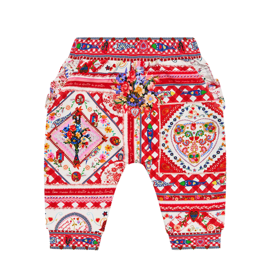 BABIES FRILL DROP CROTCH PANT QUEEN ATLANTIS main image 1