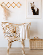 SNUGGLE HUNNY CREAM DIAMOND KNIT BLANKET