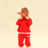 SUNDAY SIBLINGS SIBLINGS SET TRACKPANTS - RED