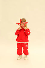 SUNDAY SIBLINGS SIBLINGS SET TRACKPANTS - RED