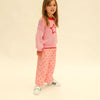 SUNDAY SIBLINGS FRUIT LOOP PANTS - PINK