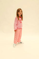 SUNDAY SIBLINGS FRUIT LOOP PANTS - PINK