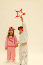 SUNDAY SIBLINGS FRUIT LOOP PANTS - PINK