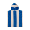 CRYWOLF HOODED TOWEL DEEP SEA STRIPE