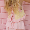 POSS & SOSS TIE UP VEST - PINK LEMONADE