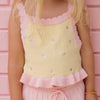 POSS & SOSS TIE UP VEST - PINK LEMONADE