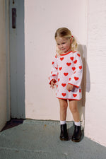 SUNDAY SIBLINGS LUCKY HEARTS DRESS - HEARTS