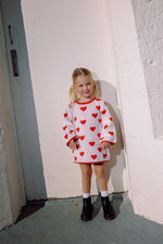 SUNDAY SIBLINGS LUCKY HEARTS DRESS - HEARTS