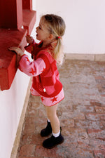 SUNDAY SIBLINGS NONNO VEST - BRIGHT PINK