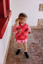SUNDAY SIBLINGS NONNO VEST - BRIGHT PINK