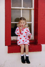 SUNDAY SIBLINGS LUCKY HEARTS DRESS - HEARTS