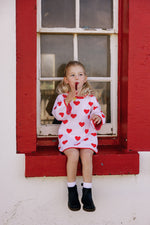 SUNDAY SIBLINGS LUCKY HEARTS DRESS - HEARTS