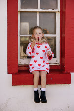 SUNDAY SIBLINGS LUCKY HEARTS DRESS - HEARTS