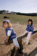 SUNDAY SIBLINGS SUNDAY KNIT - VIOLET / NAVY