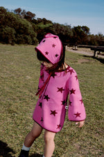 SUNDAY SIBLINGS LUCKY STARS BANDANA - BRIGHT PINK