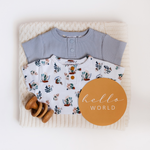 SNUGGLE HUNNY ZEN SHORT SLEEVE BODYSUIT