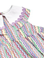 GOLDIE + ACE RIC RAC AVA COLLARED ROMPER