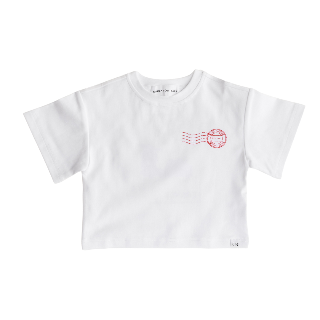 CINNAMON BABY POSTAGE TEE