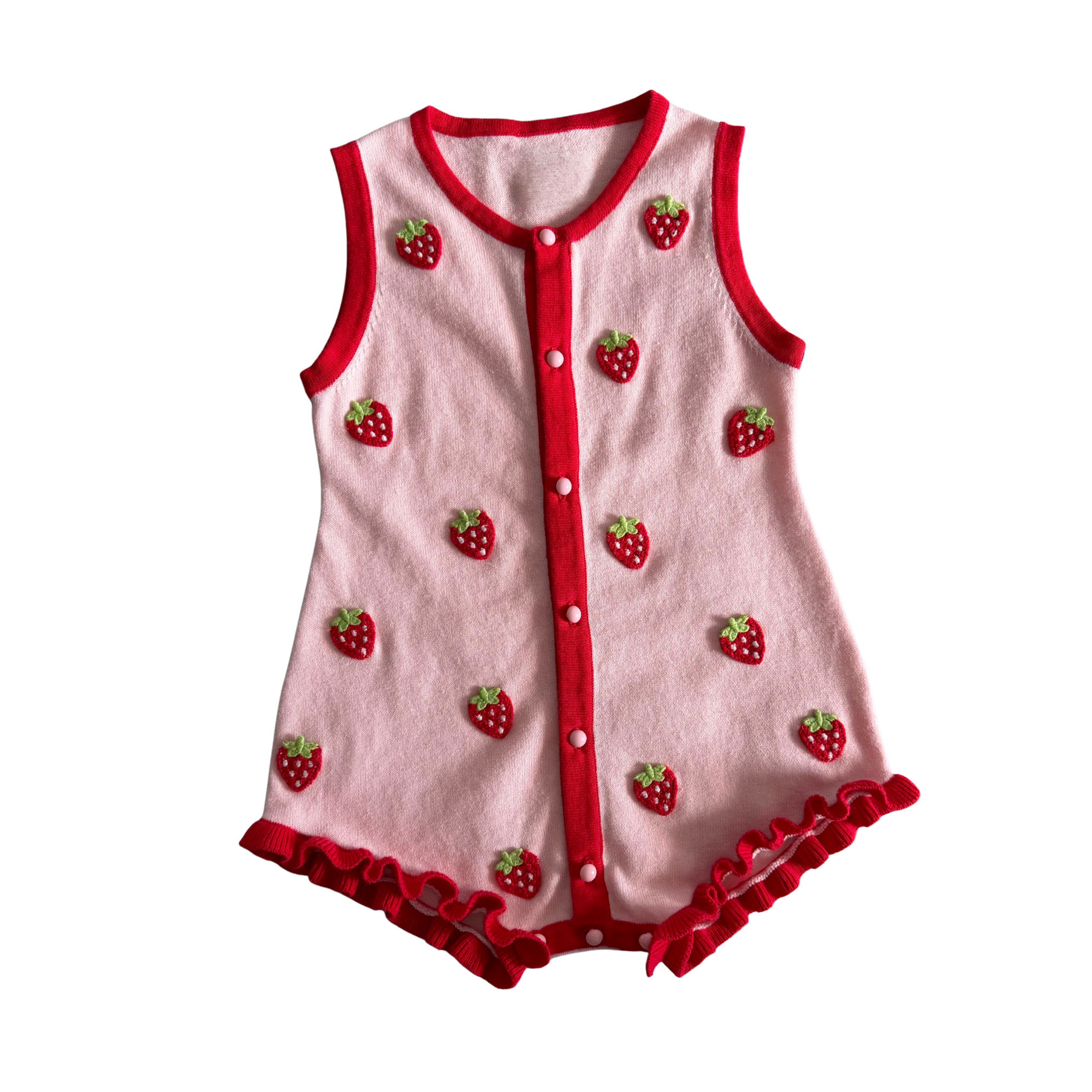 POSS & SOSS CABBAGE PATCH ROMPER - STRAWBERRY FIELDS