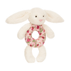 JELLYCAT BLOSSOM CREAM BERRY RING RATTLE