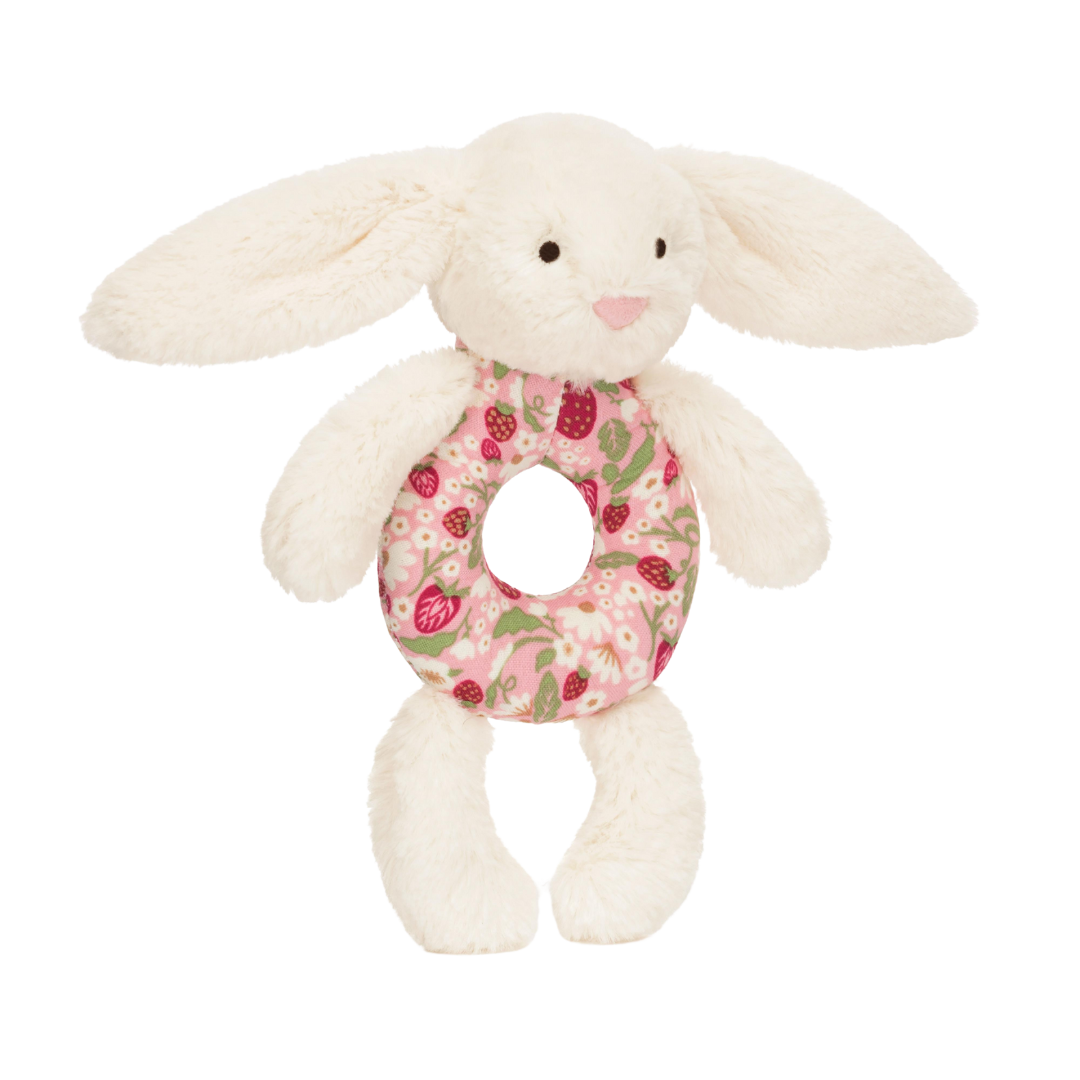 JELLYCAT BLOSSOM CREAM BERRY RING RATTLE