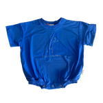 POSS & SOSS SILLY SAUSAGE OVERSIZED ROMPER - COBALT