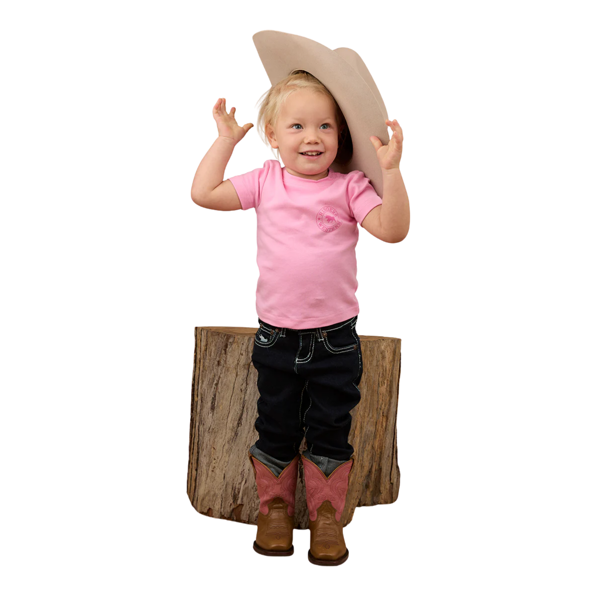 SIGNATURE BULL BABIES T-SHIRT - PASTEL PINK / CANDY