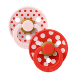 BIBS STUDIO POLKA - BLOSSOM/CANDY APPLE