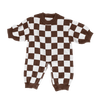 CINNAMON BABY KNITTED LOUNGESUIT - CHOCOLATE