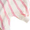 CINNAMON BABY PRISM STRIPE LOUNGE SUIT - BEIGE / BUBBLEGUM