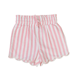 BABY O THE LABEL BLOOM STRIPE SHORT
