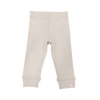 SOLL RIBBED LEGGINGS - BEIGE