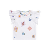 CAMILLA BABIES EMBROIDERED TEE WITH FRILL SLEEVE - CROCHET ALL DAY