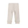 SOLL RIBBED LEGGINGS - BEIGE