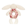 JELLYCAT BLOSSOM CREAM BERRY RING RATTLE