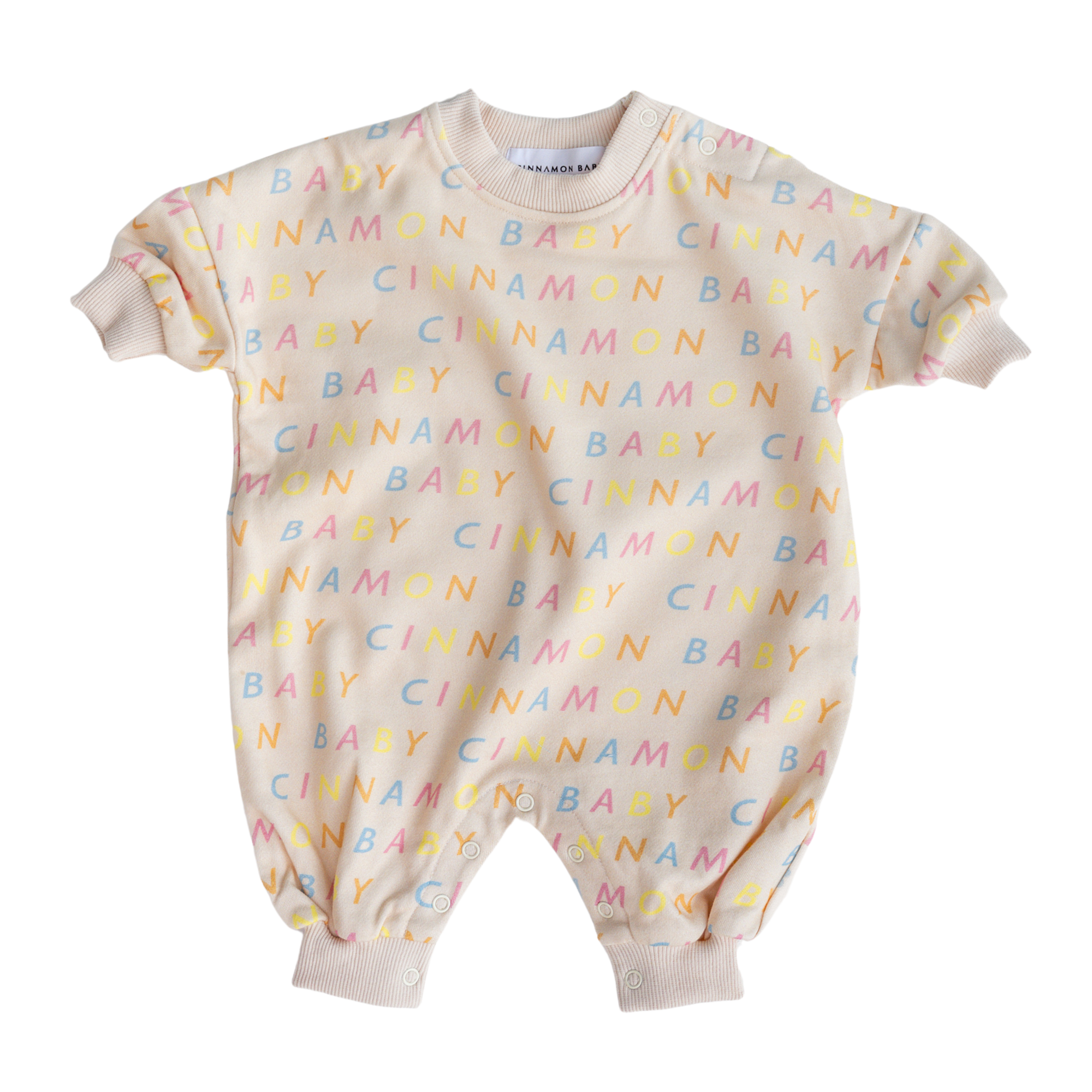 CINNAMON BABY KALEIDOSCOPE LOUNGE SUIT