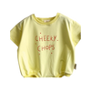 POSS & SOSS CHEEKY CHOPS OVERSIZED ROMPER - LEMON