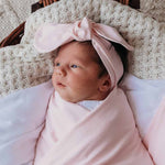 SNUGGLE HUNNY BABY PINK TOPKNOT