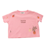 BY GEE LOCALLY GROWN OVERSIZED BOXY TEE - FAIRY FLOSS