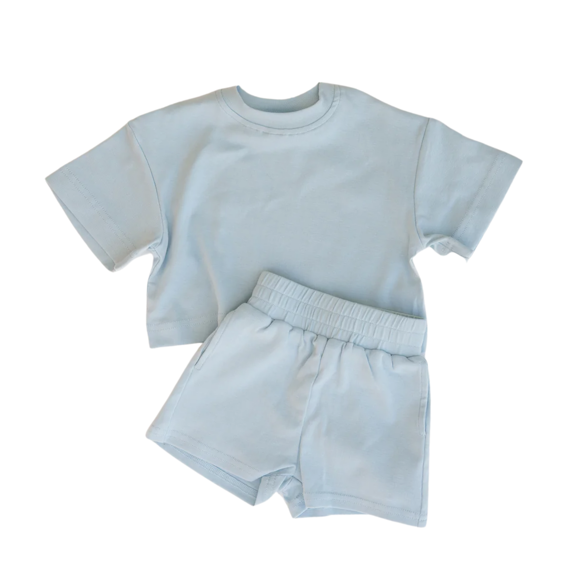 CINNAMON BABY SUMMER SET BABY BLUE
