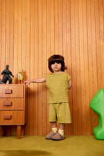 CUBBY SUMMER KNIT SHORT - TREEHOUSE STRIPE