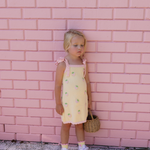 POSS & SOSS FLORENCE TIE DRESS - PINK LEMONADE
