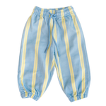 CINNAMON BABY PRISM STRIPE PANTS - SKY BLUE / LEMON LIME