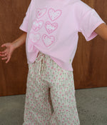 MYLA  JANE JE T'AIME T-SHIRT - PEONY PINK