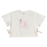 BABY O THE LABEL AURORA LACE T-SHIRT