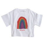 CINNAMON BABY X ARLO RAINBOW OVERSIZED TEE