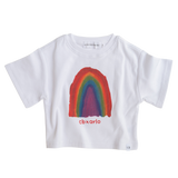 CINNAMON BABY X ARLO RAINBOW OVERSIZED TEE