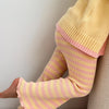 POSS & SOSS STRIPE FLARES - PINK LEMONADE