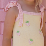 POSS & SOSS FLORENCE TIE DRESS - PINK LEMONADE
